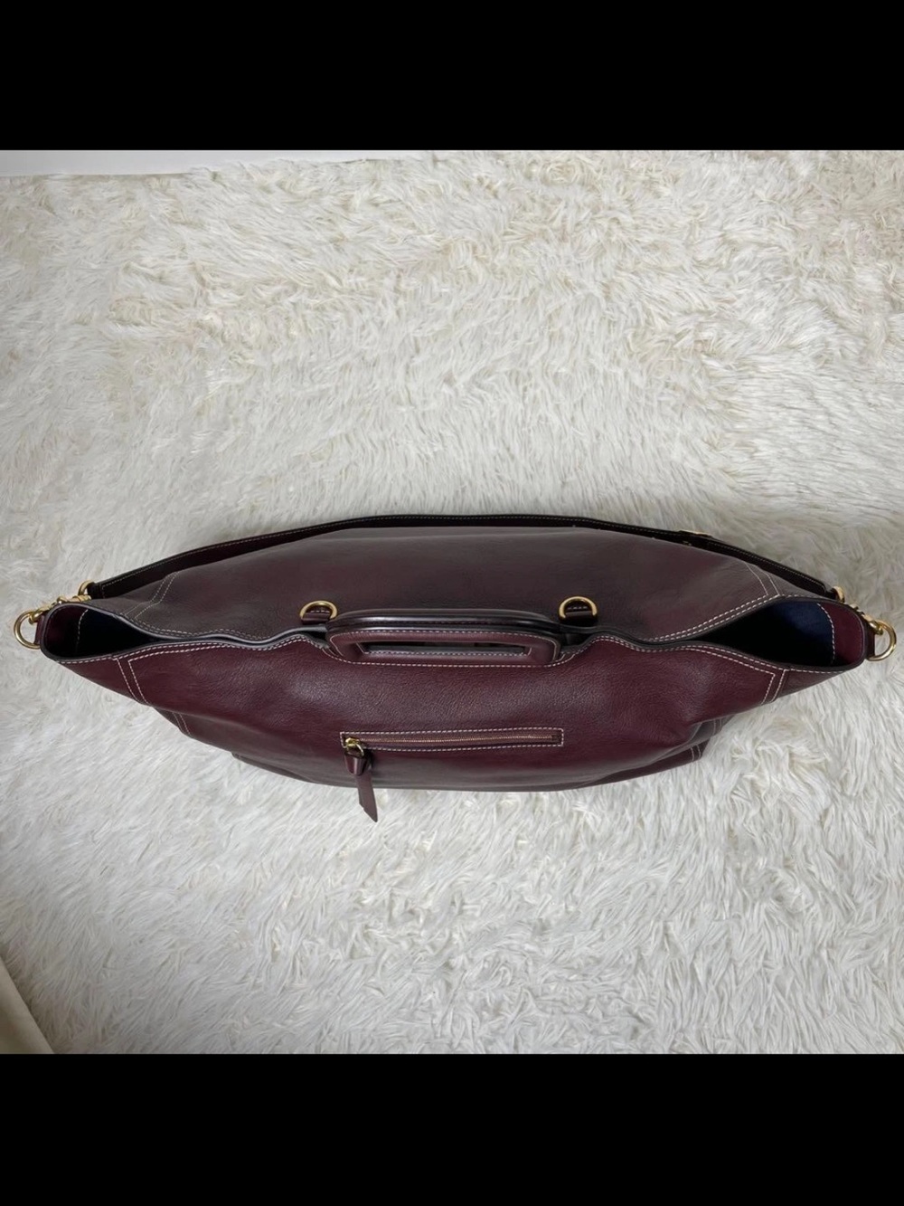 Mulberry Shoulder Bag in Deep Burgundy Leather - Picture 4 of 16
